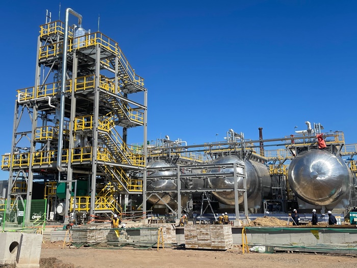 울산 어프로티움 액화탄산 생산설비 전경 사진